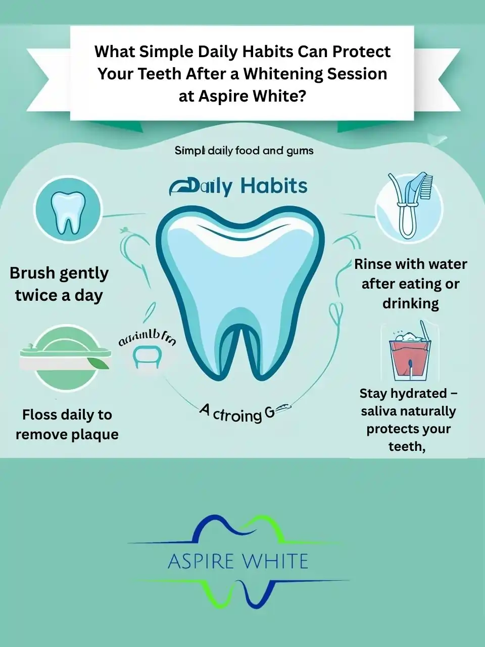 What Simple Daily Habits Can Protect Your Teeth After a Whitening Session at Aspire White Walsall